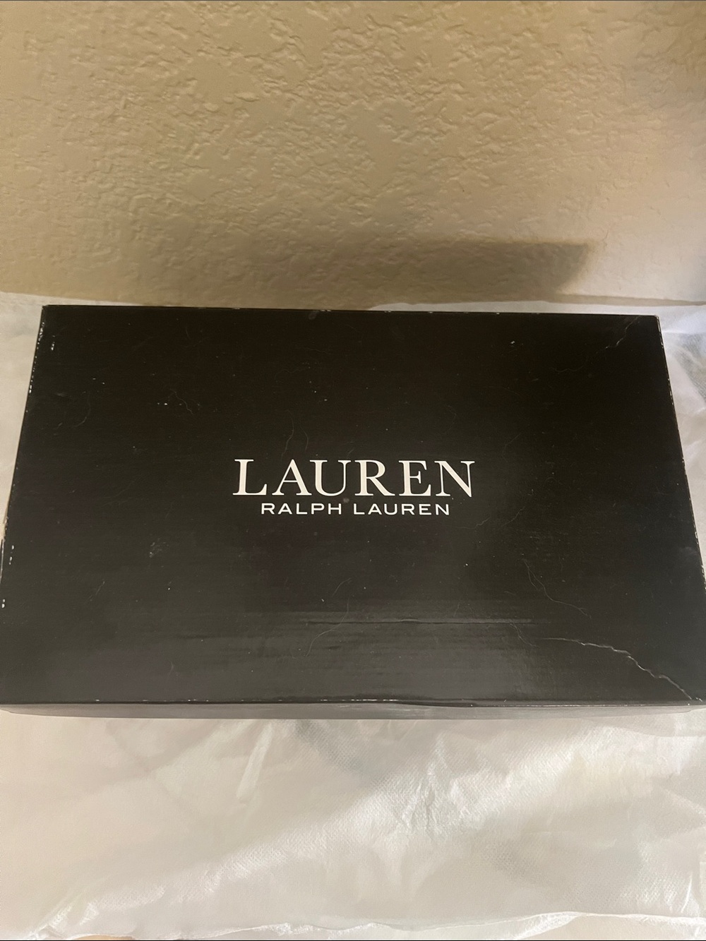 Lauren Ralph Lauren Black and White Sandal Box
